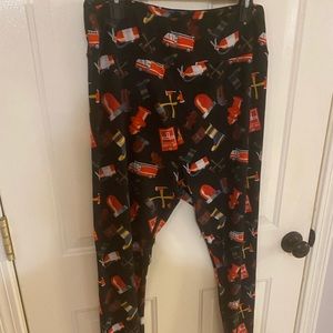 Lularoe Firefighter leggings TC2
